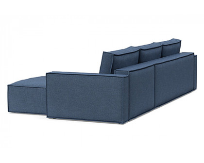 Innovation Living Newilla Sofa Bed With Lounger with Standard Arms - 302 Weda Blue