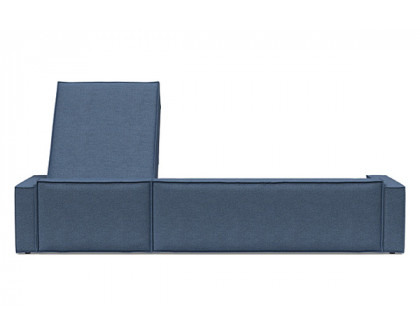 Innovation Living Newilla Sofa Bed With Lounger with Standard Arms - 302 Weda Blue