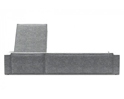 Innovation Living Newilla Sofa Bed With Lounger with Standard Arms - 351 Taura Slate Grey