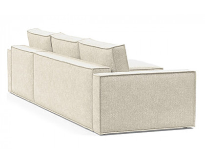 Innovation Living Newilla Sofa Bed With Lounger with Standard Arms - 357 Taura Off White