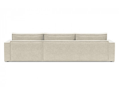 Innovation Living Newilla Sofa Bed With Lounger with Standard Arms - 357 Taura Off White