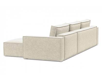 Innovation Living Newilla Sofa Bed With Lounger with Standard Arms - 357 Taura Off White