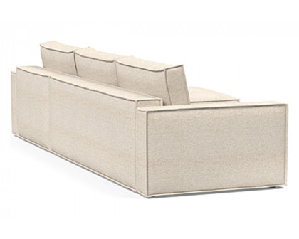 Innovation Living Newilla Sofa Bed With Lounger with Standard Arms - 365 Hailfax Shell