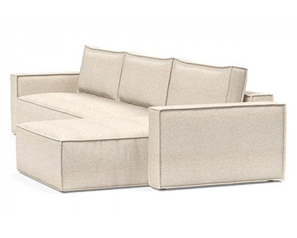 Innovation Living Newilla Sofa Bed With Lounger with Standard Arms - 365 Hailfax Shell