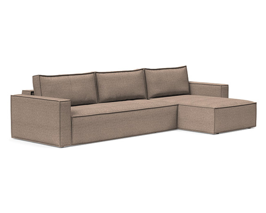 Innovation Living Newilla Sofa Bed With Lounger with Standard Arms - 367 Halifax Wicker