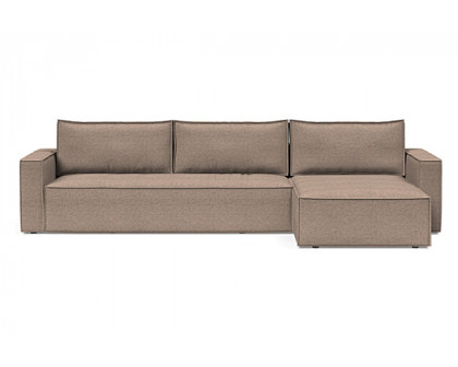 Innovation Living Newilla Sofa Bed With Lounger with Standard Arms - 367 Halifax Wicker