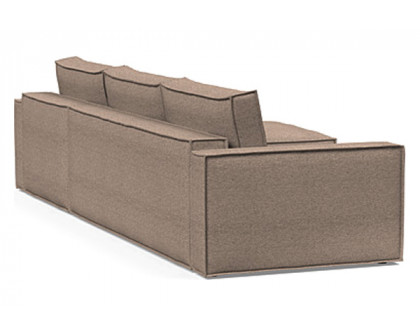 Innovation Living Newilla Sofa Bed With Lounger with Standard Arms - 367 Halifax Wicker