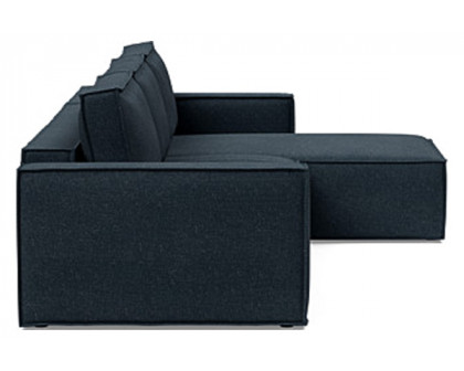 Innovation Living Newilla Sofa Bed With Lounger with Standard Arms - 515 Nist Blue