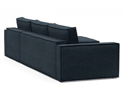 Innovation Living Newilla Sofa Bed With Lounger with Standard Arms - 515 Nist Blue