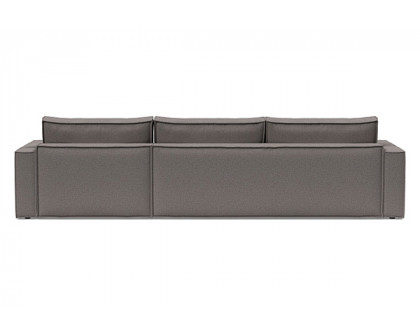 Innovation Living Newilla Sofa Bed With Lounger with Standard Arms - 521 Mixed Dance Grey