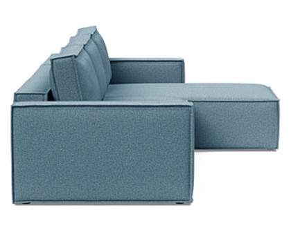 Innovation Living Newilla Sofa Bed With Lounger with Standard Arms - 525 Mixed Dance Light Blue