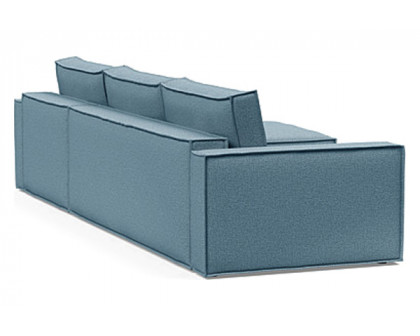 Innovation Living Newilla Sofa Bed With Lounger with Standard Arms - 525 Mixed Dance Light Blue