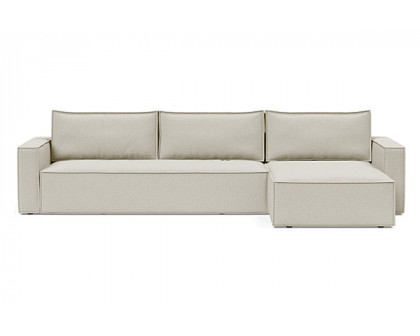 Innovation Living Newilla Sofa Bed With Lounger with Standard Arms - 527 Mixed Dance Natural