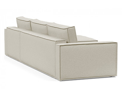 Innovation Living Newilla Sofa Bed With Lounger with Standard Arms - 527 Mixed Dance Natural