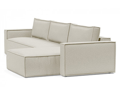 Innovation Living Newilla Sofa Bed With Lounger with Standard Arms - 527 Mixed Dance Natural