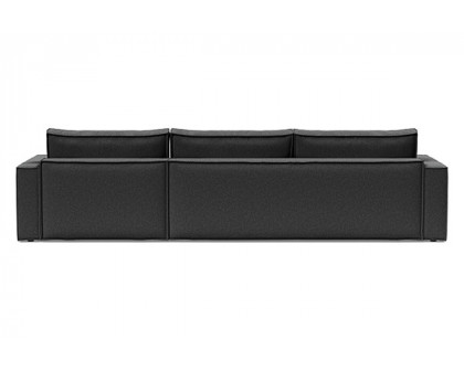 Innovation Living Newilla Sofa Bed With Lounger with Standard Arms - 529 Bouclé Charcoal