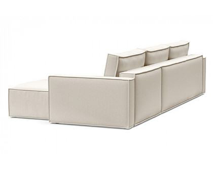 Innovation Living Newilla Sofa Bed With Lounger with Standard Arms - 531 Bouclé Off White