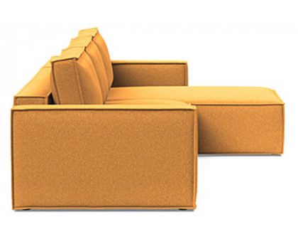 Innovation Living Newilla Sofa Bed With Lounger with Standard Arms - 536 Bouclé Ochre