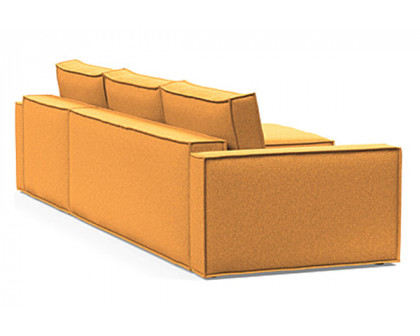 Innovation Living Newilla Sofa Bed With Lounger with Standard Arms - 536 Bouclé Ochre