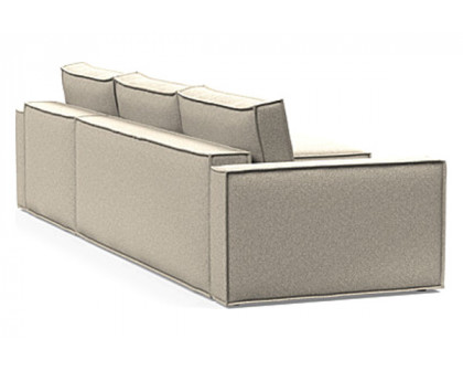 Innovation Living Newilla Sofa Bed With Lounger with Standard Arms - 539 Bouclé Beige