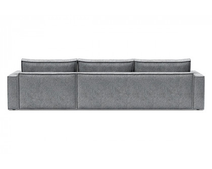 Innovation Living Newilla Sofa Bed With Lounger with Standard Arms - 565 Twist Granite