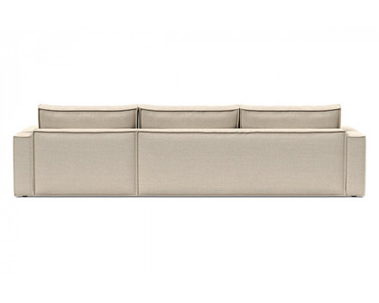 Innovation Living Newilla Sofa Bed With Lounger with Standard Arms - 586 Phobos Latte