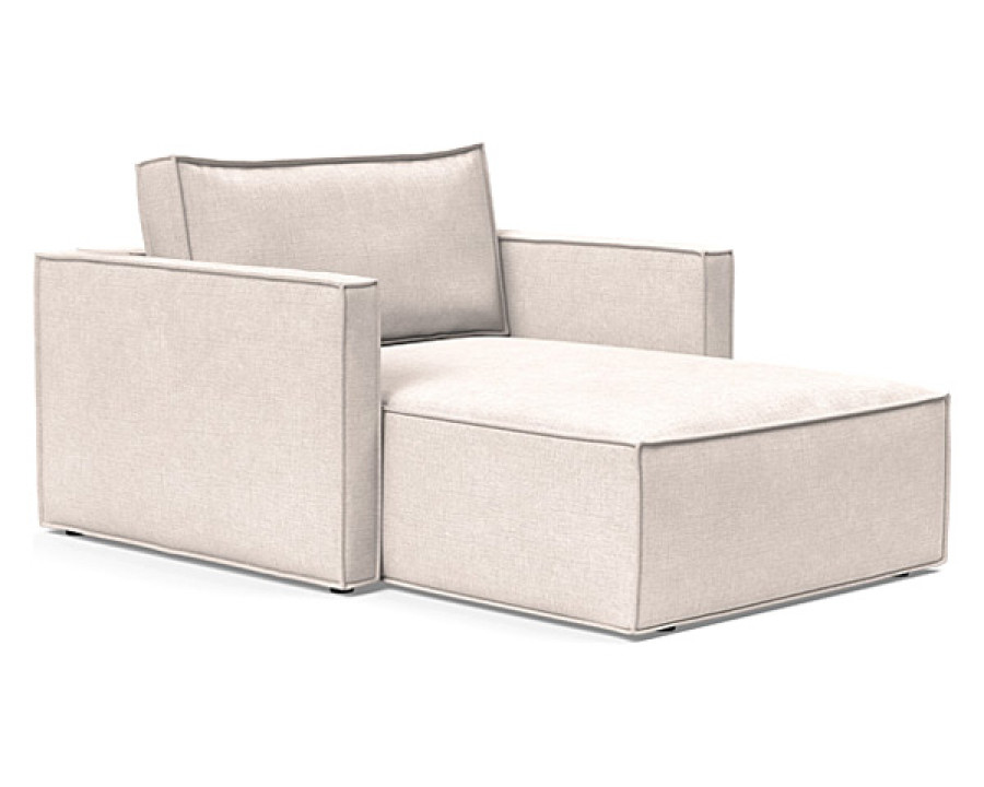 Innovation Living Newilla Lounger Chair with Slim Arms - 255 Adario Basmati