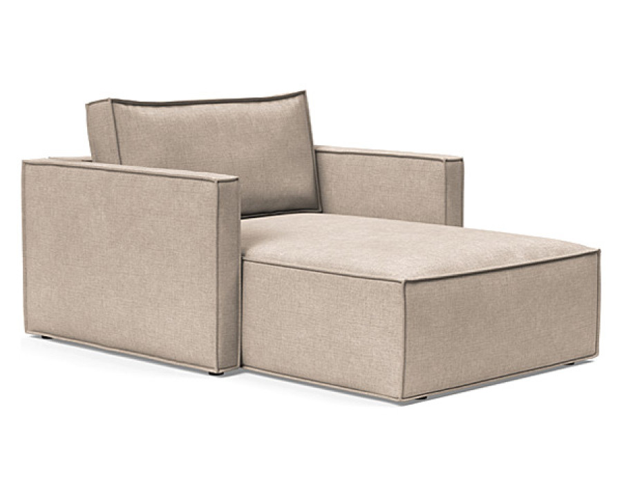 Innovation Living Newilla Lounger Chair with Slim Arms - 257 Adario Taupe