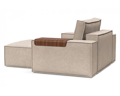 Innovation Living Newilla Lounger Chair with Wide Arms - 257 Adario Taupe