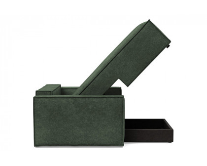 Innovation Living Newilla Lounger Chair with Standard Arms - 281 Avella Pine Green