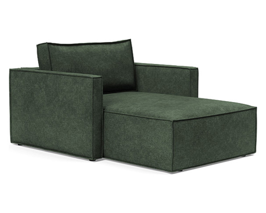 Innovation Living Newilla Lounger Chair with Slim Arms - 281 Avella Pine Green