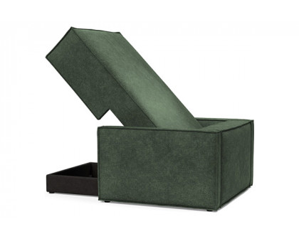 Innovation Living Newilla Lounger Chair with Slim Arms - 281 Avella Pine Green