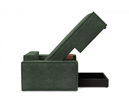 Innovation Living Newilla Lounger Chair with Wide Arms - 281 Avella Pine Green