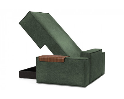 Innovation Living Newilla Lounger Chair with Wide Arms - 281 Avella Pine Green