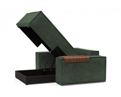 Innovation Living Newilla Lounger Chair with Wide Arms - 281 Avella Pine Green