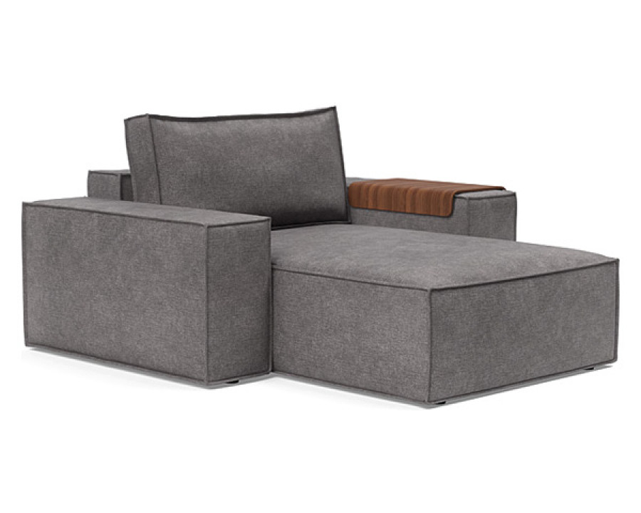 Innovation Living Newilla Lounger Chair with Wide Arms - 282 Avella Warm Grey