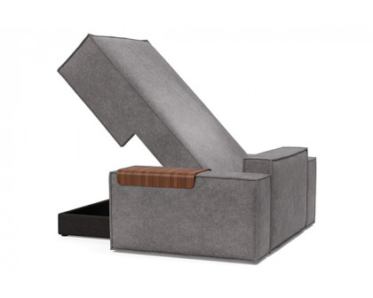 Innovation Living Newilla Lounger Chair with Wide Arms - 282 Avella Warm Grey