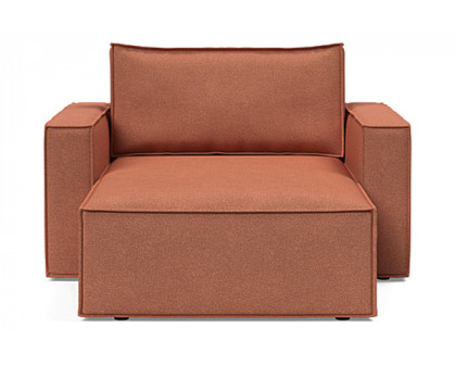 Innovation Living Newilla Lounger Chair with Standard Arms - 301 Weda Rust