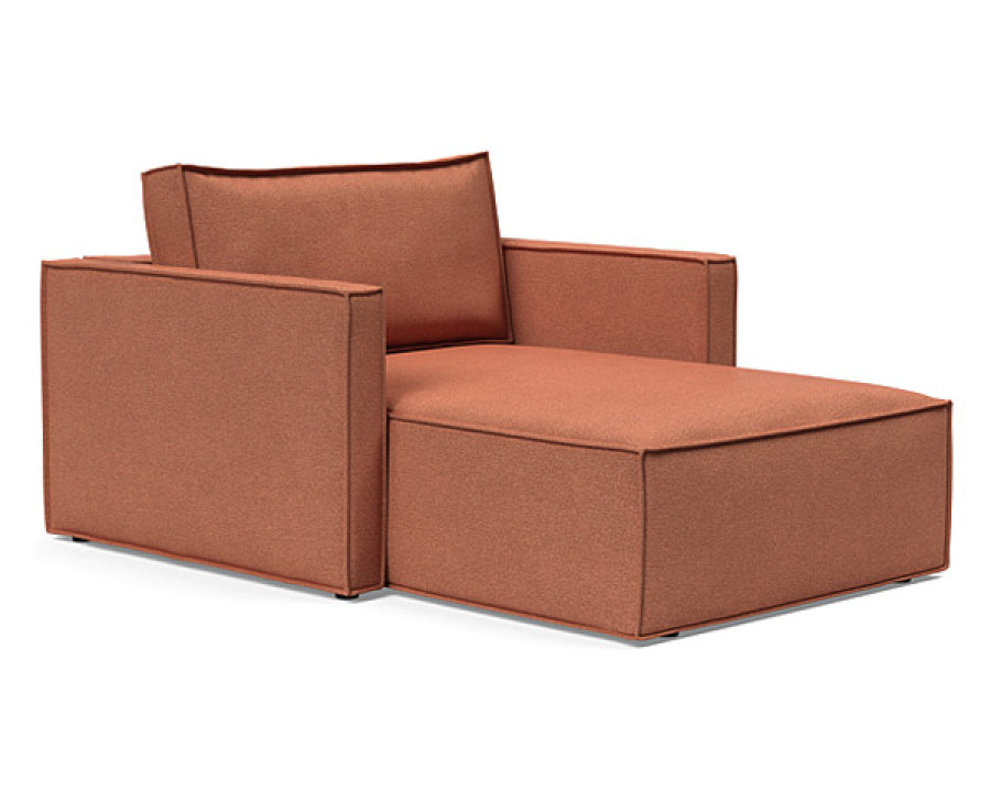 Innovation Living Newilla Lounger Chair with Slim Arms - 301 Weda Rust