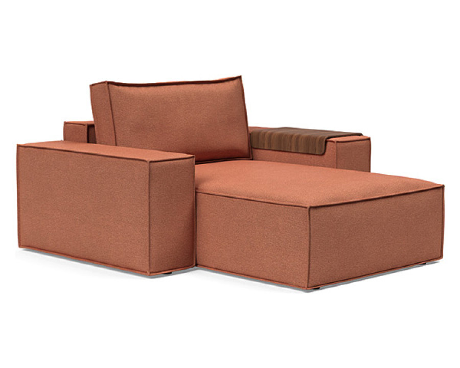 Innovation Living Newilla Lounger Chair with Wide Arms - 301 Weda Rust