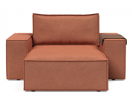 Innovation Living Newilla Lounger Chair with Wide Arms - 301 Weda Rust