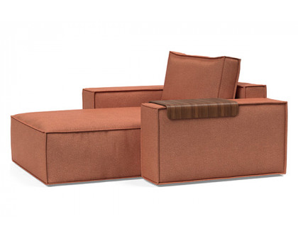 Innovation Living Newilla Lounger Chair with Wide Arms - 301 Weda Rust