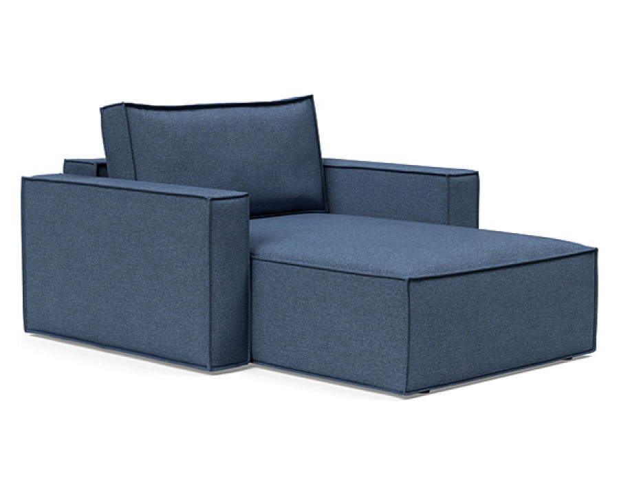 Innovation Living Newilla Lounger Chair with Standard Arms - 302 Weda Blue