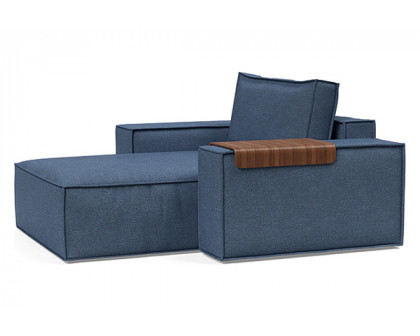 Innovation Living Newilla Lounger Chair with Wide Arms - 302 Weda Blue