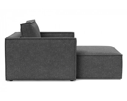 Innovation Living Newilla Lounger Chair with Slim Arms - 350 Taura Deep Grey