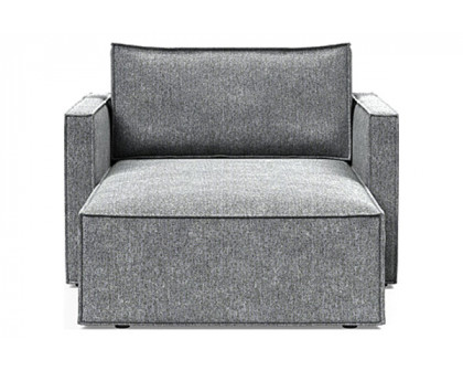 Innovation Living Newilla Lounger Chair with Slim Arms - 351 Taura Slate Grey