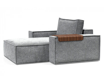 Innovation Living Newilla Lounger Chair with Wide Arms - 351 Taura Slate Grey