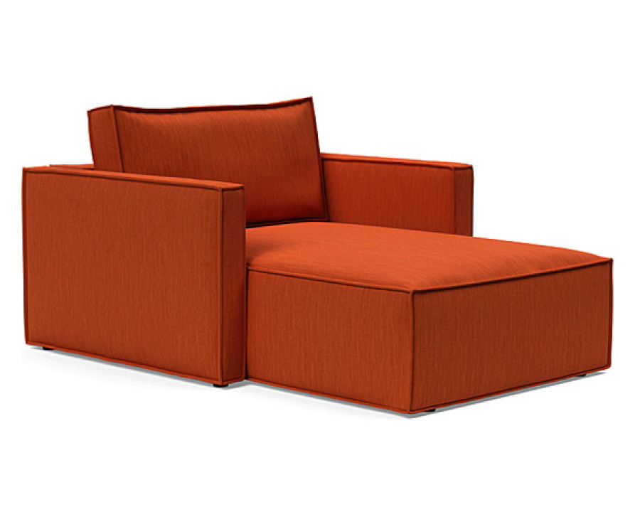 Innovation Living Newilla Lounger Chair with Slim Arms - 506 Elegance Paprika