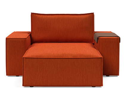 Innovation Living Newilla Lounger Chair with Wide Arms - 506 Elegance Paprika