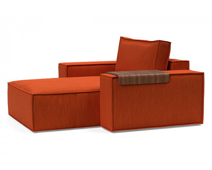 Innovation Living Newilla Lounger Chair with Wide Arms - 506 Elegance Paprika